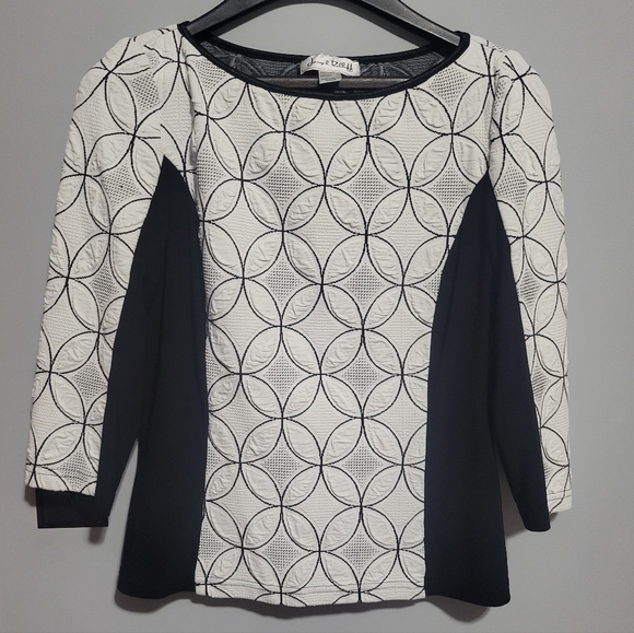 Joseph Ribkoff Tops - Joseph Ribkoff Quilted Colorblock Top